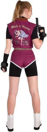 Vista 4 de Cosplay.fm Traje de cosplay para mujer, chaleco corto