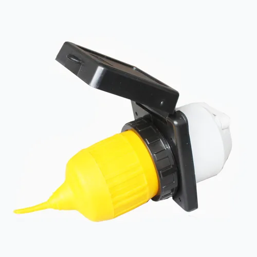 Vista 2 de Kit de enchufe de entrada de alimentación X-Haibei para autocaravana de 30 amperios, enchufe NEMA L5-30R negro de 125V, conector hembra de bloqueo
