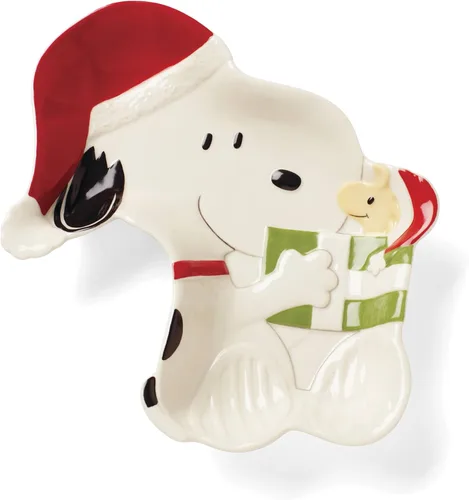 Vista 9 de Lenox 897746 Figura Iluminada de Navidad de Peanuts, Decoraciones de Navidad, Decoración