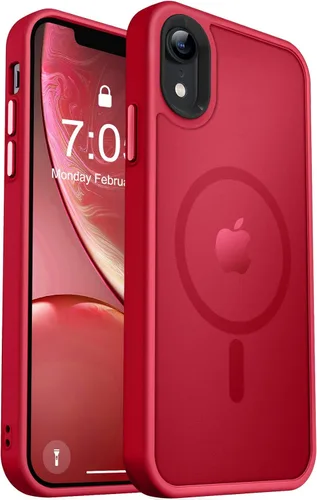 Vista 149 de MOCCA - Funda magnética resistente para iPhone XR de 6.1 pulgadas, compatible con MagSafe, funda con protección contra caídas de grado militar