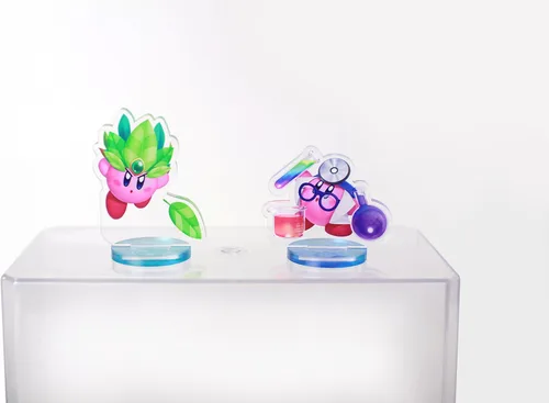 Vista 2 de Kirby - Soporte transparente (5.3 in), diseño de arrecife y doctor