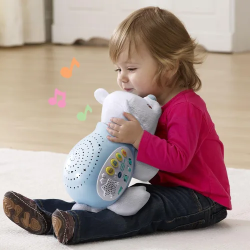 Vista 4 de VTech Baby Lil' Critters Proyector Relajante de Luz Estelar con Oso Polar para Guardería