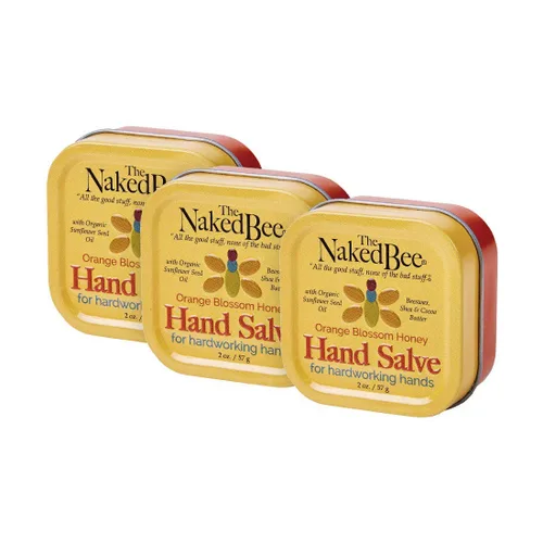 Vista 4 de The Naked Bee Crema curativa para manos y cutículas + miel con ceramida 3, loción en crema reparadora de manos seria + crema de miel de 2 onzas +