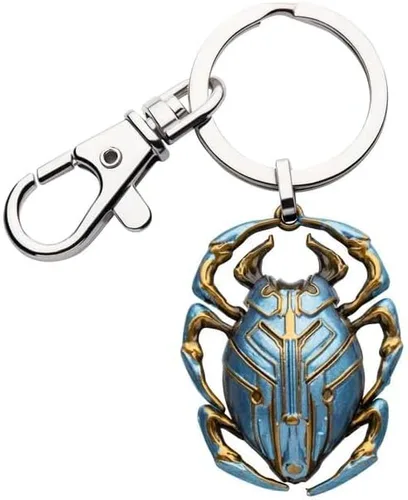 Vista 2 de Blue Beetle Film - Escarabajo esmaltado 3D oficial de DC Comics BLUE BEETLE