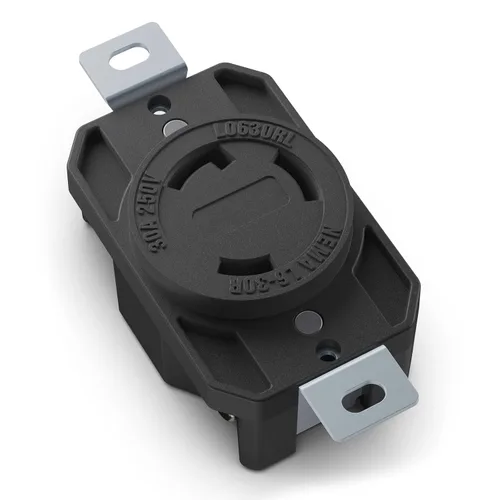 Vista 9 de AIDA NEMA L6-30P y NEMA L6-30R - Enchufe y conector de bloqueo, adaptador macho y hembra, generador de torsión, 30 amperios, 250 voltios, conexión a