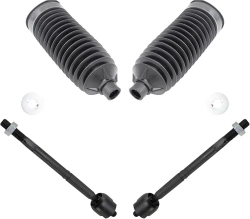 Vista 89 de TRQ Kit de dirección delantera con barra de acoplamiento de fuelle de piñón y cremallera compatible con Toyota Echo 2000-2005