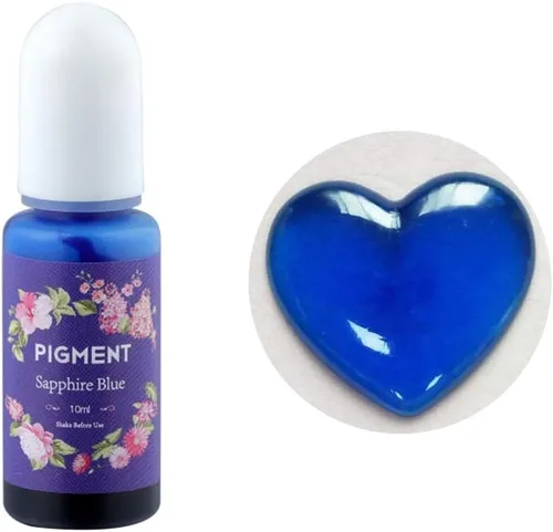 Vista 18 de Mezcla de resina epoxi UV de 0.3 fl oz, pigmento líquido, pigmento de resina colorante, secado rápido, manualidades, herramientas de fabricación
