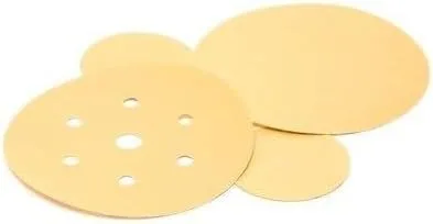 Vista 4 de 912 Hookit disco de arena P5A de 3" color oro de 3M, P220, 3, Dorado