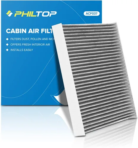 Vista 20 de PHILTOP Filtro de aire de cabina, reemplazo para CF9846A, Prius 2001-2009, Sienna LE 2004-2009, 4Runner 2003-2009, filtro de cabina Premium ACF016