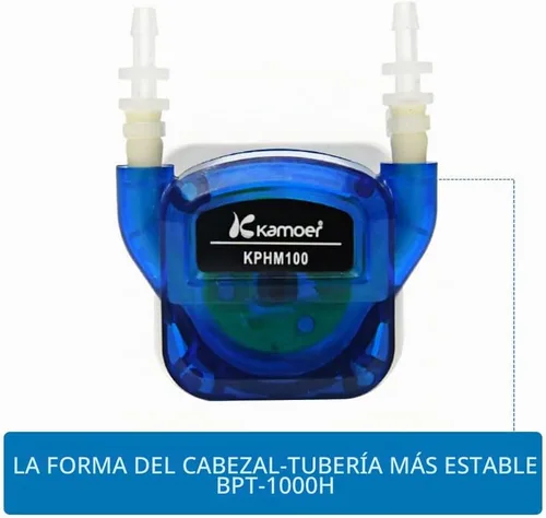 Vista 3 de Kamoer KPHM100-STB10 Bomba peristáltica de bajo flujo de alta precisión