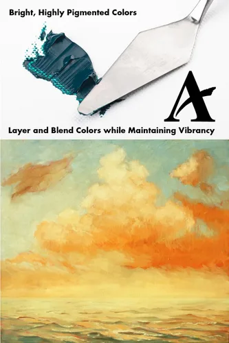 Vista 2 de Grumbacher Academy Pintura al óleo, 1.3 fl oz/1.25 oz, tono azul cobalto
