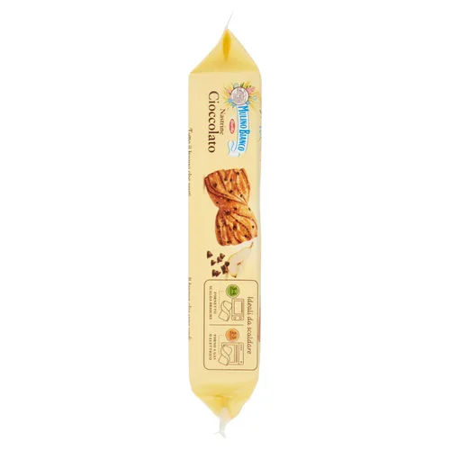 Vista 2 de Mulino Bianco Merendine Nastrine Cioccolato, al Delicato Gusto di Pera, Snack Dolce per la Merenda - 6 Merendine