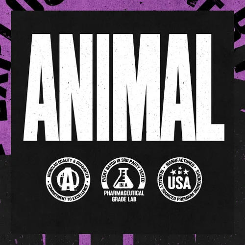 Vista 4 de Animal PM - Ayuda para dormir para adultos que no forma hábito, mejora la relajación y apoya el estado de ánimo con melatonina, L-teanina, Zylaria