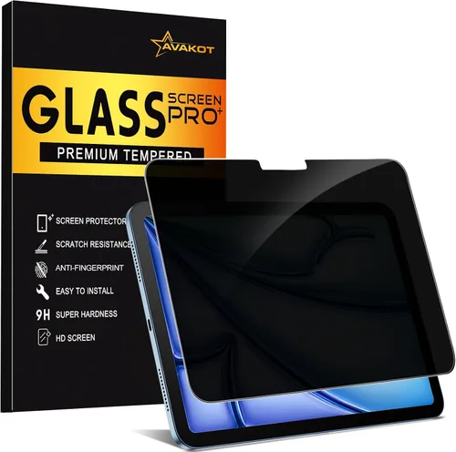 Vista 10 de Protector de pantalla de privacidad para iPad de 6ª generación 9.7 pulgadas, película de vidrio templado privada para iPad de 5ª generación 9.7