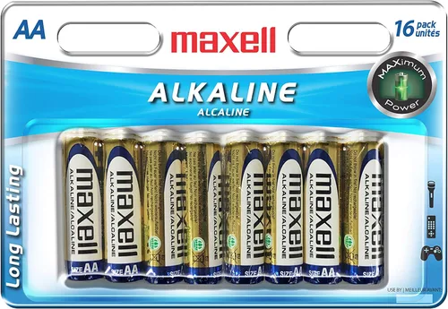 Vista 4 de Maxell 723815 Pilas alcalinas AAA de larga duración de alto rendimiento, paquete de 36, computadora