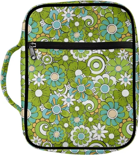 Vista 12 de Funda para la Biblia de Béisbol con Impresión de Agua y Fuego para Niños, Fundas Ligeras para la Biblia, Bolso de Mano para Estudio de la Biblia