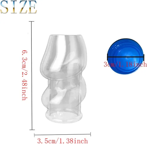 Vista 5 de Anillo de pene reutilizable para hombre, suave, extensor, extensor, eyaculación retardada, de larga duración, más fuerte, elástico, realista