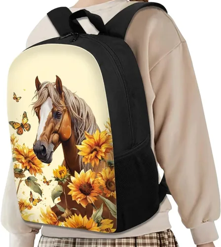 Vista 83 de HUGS IDEA Los animales frescos 3D niños escuela libro bolsa niños impresión mochilas, Baloncesto, Moderno