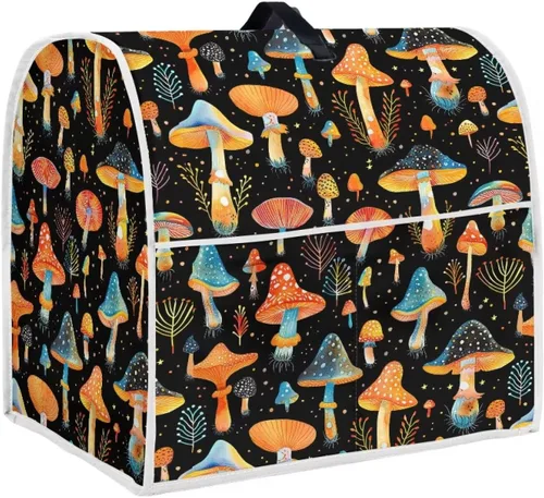 Vista 12 de Talayituse Beach Turtle Starfish Print Stand Mixer Cover for 4.5-5 Quarts Kitchen Aid, Washable Mixer Dust Cover with Handle and Pocket Kitchen