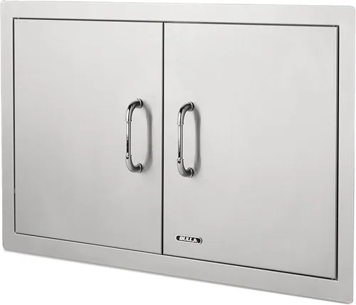 Vista 19 de Bull Outdoor Products Componentes Premium para Isla de Barbacoa de Cocina Exterior, Puerta de Acceso Vertical - Bisagra Izquierda con Reborde