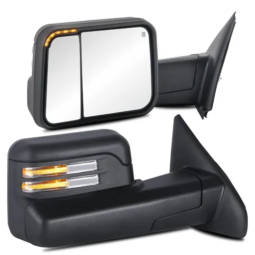 Vista 22 de MOSTPLUS Espejo calefactable eléctrico del lado izquierdo del conductor compatible con Ram 1500 2500 3500/2019-2023 Ram 1500 Classic 2009-2018