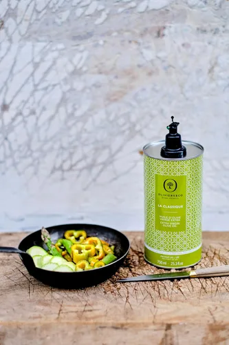 Vista 3 de AOVE para cocinar todos los días, aceite de oliva virgen extra, alto contenido de polifenol, prensado en frío, origen español, 100% picual de alto