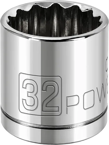 Vista 25 de Powerbuilt 642303 1/2" Dr. 12 Pt. SAE Socket estándar, 11/16