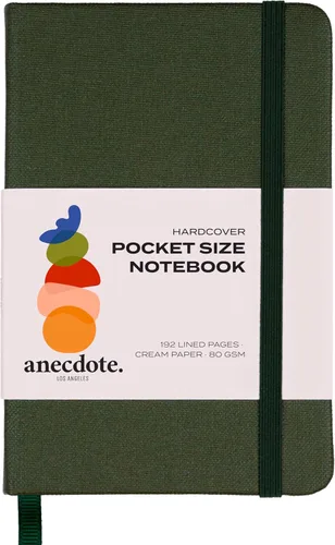 Vista 25 de ANECDOTE. Cuaderno pequeño (paquete de 2) – Diario de bolsillo de alta calidad para escribir notas – Compacto, duradero, diario de viaje ideal