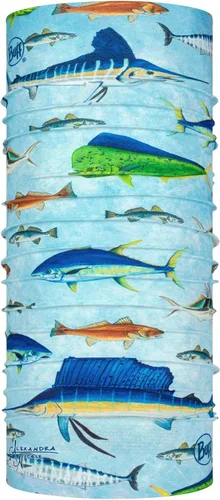 Vista 11 de BUFF CoolNet - Polaina de cuello UV, protección solar UPF 50, transpirable, versátil, máscara facial de secado rápido, diseños de pesca