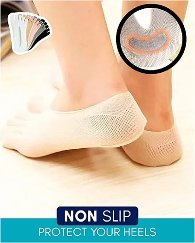 Vista 3 de 5 pares de calcetines de compresión Ortho, calcetines de yoga para mujer que no se ven