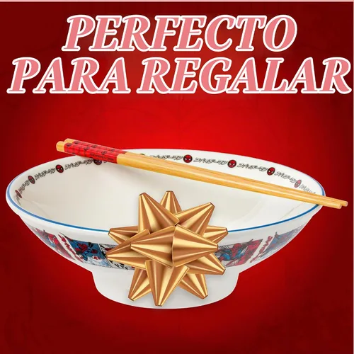 Vista 44 de Silver Buffalo Sanrio Hello Kitty Flowers, cuenco de ramen con palillos Patrón de flores de Hello Kitty