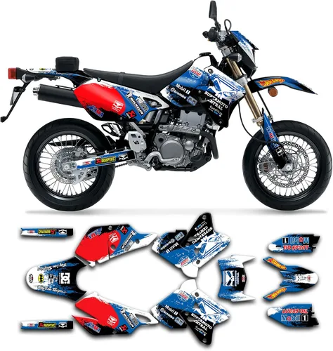 Vista 56 de Kit de calcomanías personalizadas para Suzuki DRZ400 E / DRZ400 Enduro / DRZ400E / DR-Z400E / DRZ400 EN 1999-2024, SZDRSE9919003-KO