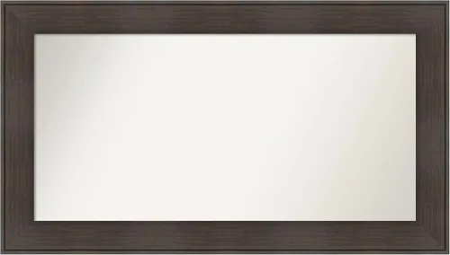 Vista 44 de Amanti Art Espejo personalizado, espejo de baño de veta de madera rústica William, espejo de pared o espejo de tocador de baño sobre el fregadero
