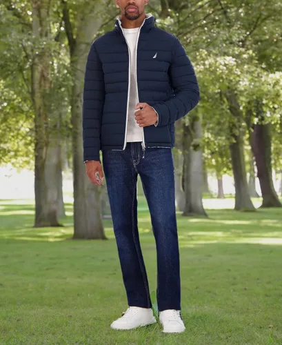 Vista 7 de Chaqueta Nautica de hombres elastizada Reversible peso medio