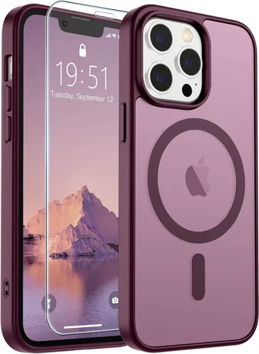Vista 230 de SUPFINE Funda magnética para iPhone SE 2022 (3ª)/2020 (2ª), iPhone 8 (compatible con MagSafe) (protección contra caídas de grado militar), funda