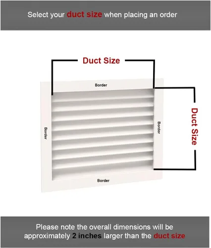Vista 8 de Worth Home Products - Rejilla de retorno de CA de lujo de 12 pulgadas de ancho x 12 pulgadas de alto x 3 pulgadas de profundidad solo para paredes