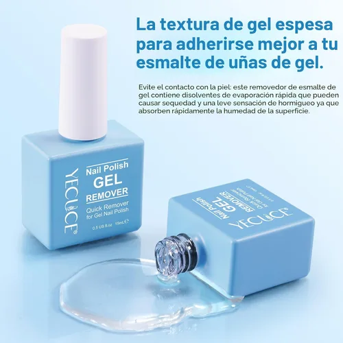Vista 7 de Removedor de esmalte de uñas de gel, (2 unidades), removedor de esmalte de gel para uñas, sin necesidad de papel de aluminio, removedor de esmalte