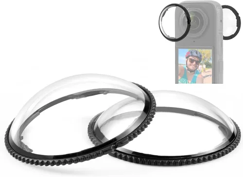 Vista 11 de PULUZ Cubierta protectora de lente para Insta360 X4, protector de lente