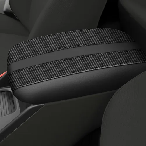 Vista 10 de AOMSAZTO Reposabrazos de Altura para Honda Civic 2006-2011 Negro de Cuero Central