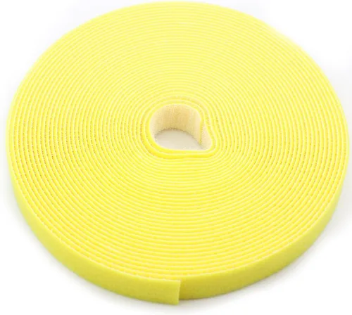 Vista 8 de Cinta de velcro reutilizable para sujetar cables, rollo de 3/4 de pulgada de doble cara con gancho
