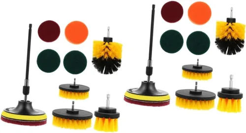 Vista 9 de 2 juegos de 11 cepillos de limpieza para taladro, kit de broca de vidrio para cocina, kit de limpieza de cepillo de limpieza de cepillo accesorio