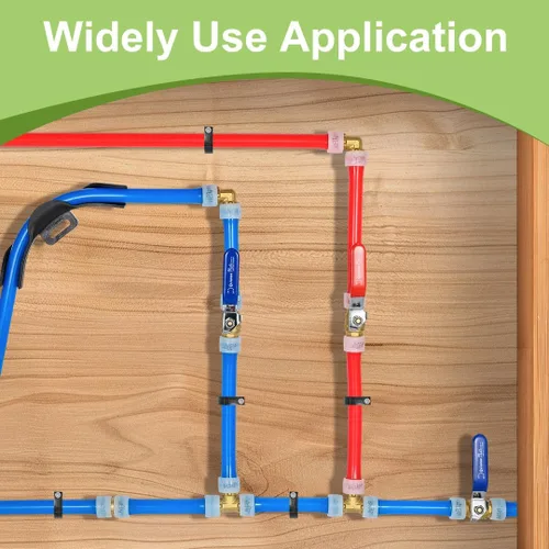 Vista 9 de Paquete de 2 adaptadores Pex-A hembra, 1 pulgada hembra NPT a 1 pulgada PEX-A latón expansión PEX-A accesorios PEX-A, latón sin plomo NSF/ANSI 61