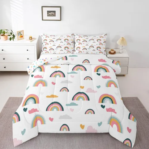 Vista 17 de Erosebridal - Juego de edredón con bandera estadounidense, juego de edredón de plumón tamaño individual para niños y adolescentes, juego de edredón