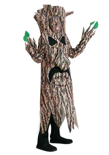 Vista 2 de Disfraz de Árbol Terrorífico para Niños Multicolor