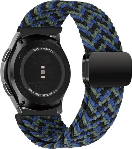Vista 18 de Correa de nailon compatible con Samsung Galaxy Watch 7/6/5/4/FE 1.732 in 1.575 in/Galaxy Watch 5 Pro 1.772 in/Watch 4/6 Classic 1.850 in 1.811 in