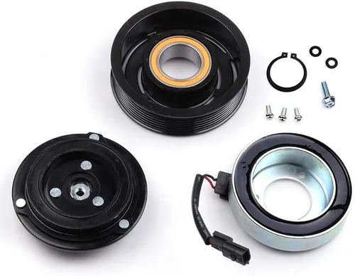 Vista 41 de CCIYU Embrague del compresor de aire acondicionado 2016-2018 para Fiat 500X 2.4L 2015-2021 para Jeep Renegade 2.4L AC Compresor para automóvil