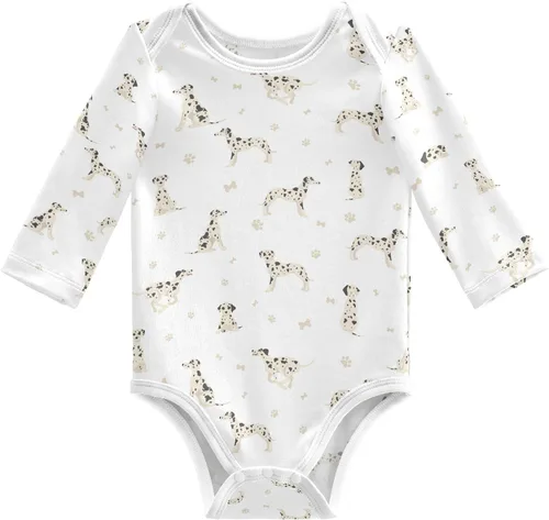 Vista 19 de vvfelixl Body de bebé negro Pug blanco manga larga algodón ropa de bebé para niños niñas 0-24 meses Multi1