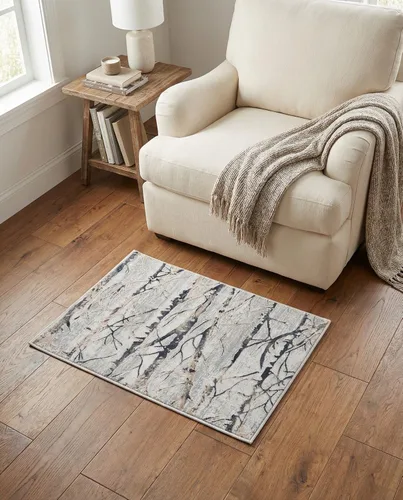 Vista 4 de Rugs.com Alfombra de la colección Finsbury, alfombra mediana gris de 2 x 3 pies, perfecta para salas de estar, comedores grandes, planos abiertos