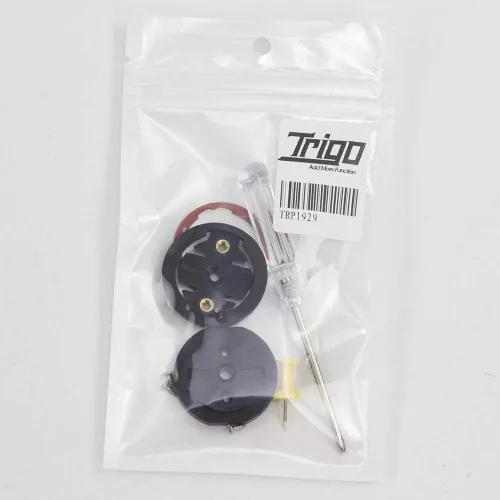 Vista 4 de Trigo Kit de inserción de montaje para computadora Volver Rotar Cubierta Reemplazo para Computadoras Garmin Rotar Piezas de Replance