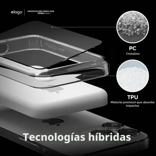 Vista 5 de elago Funda híbrida transparente para batería MagSafe